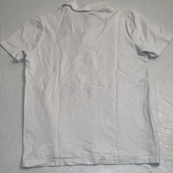 Abercrombie Kids white pique short sleeve polo shirt 13/14 - Picture 2 of 6